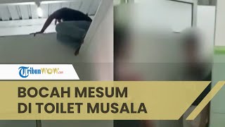 Viral Video Dua Bocah Terciduk Warga Berduaan di Toilet Musala Pekalongan, Sempat Tak Mau Buka Pintu