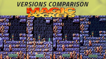 Magic Pockets -Versions Comparison- Amiga, Atari ST, MS-DOS, Archimedes and much more!