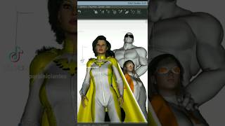 LIGA VINGADORA #hq #comics #quadrinho #daz #poser #3d #studio