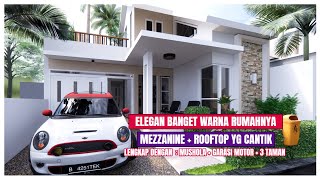 This 8x14 house is very elegant - There is a mezzanine and rooftop too - From the outside it look...