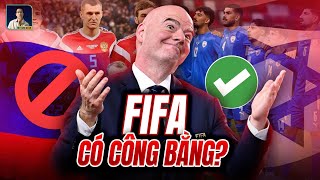 Phi Chính Trị Kiểu Fifa Không Cấm Israel Nhưng Xóa Tên Nga Trên Bản Đồ Bóng Đá?