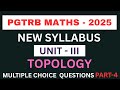 PG TRB MATHS 2025 |Topology|Sofiacoachingcentre|Newsyllabus#education#pgtrbmaths#questions