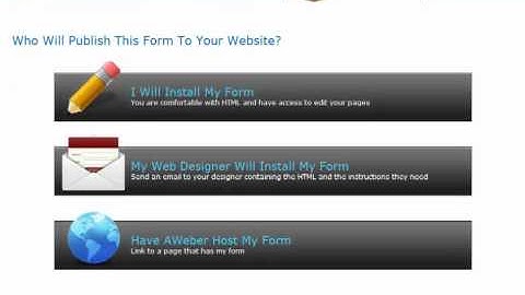 Free Aweber Course - How To Create A Opt In Webform