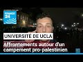 Affrontements  los angeles sur le campus ducla autour dun campement propalestinien