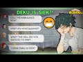 'If Deku is Sick' 😷 - BNHA/MHA group chat (texting story)