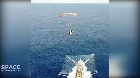 Elon Musk : Aloha, welcome back from space "Ms Tree catches fairing in her net"