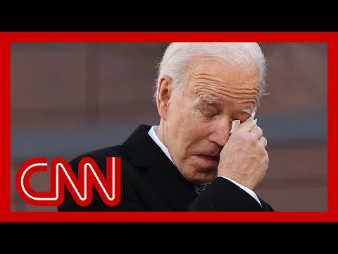 Biden gets emotional talking about his journey to White House