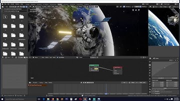 creating a satelite lazer beam weapon blowing up a city in blender 2 8 tutorial part 6