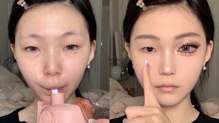 Douyin makeup ✨full tutorial ~ step by step make up ❄️ screenshot 2