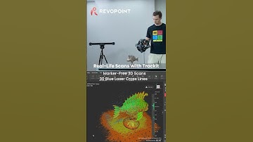 Revopoint Trackit - Scanning a Detailed Metallic Fish #Revopoint #trackit  #3DScanning #fyp