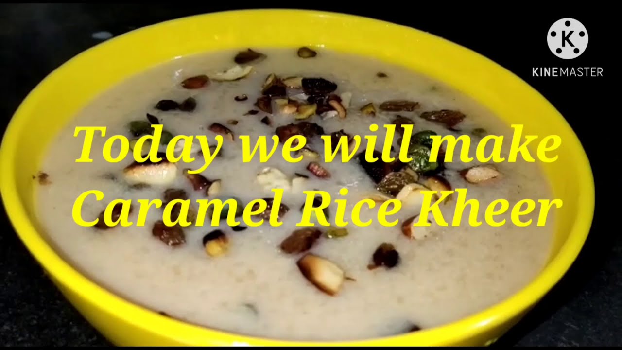 How to make tasty Caramel Rice kheer ll caramel Rice kheer in Odia