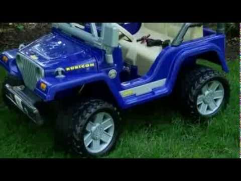 power wheels blue jeep