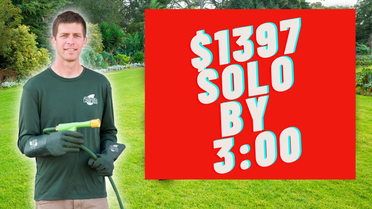 25 Yards Solo Before 3:00 PM - Watch Me Work and Learn Tips