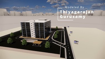 Project No: #2 - IT Office Building Revit Architecture Model Render Video using Enscape | Revit 3D