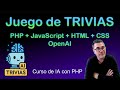 2da edicion TRIVIAS con Inteligencia Artificial🔥Agregamos categorias ! PHP + JS  @ProgramarEsArte
