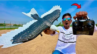 RC Flying Eagle Fastest Bird Unboxing & Testing - Chatpat toy tv screenshot 4