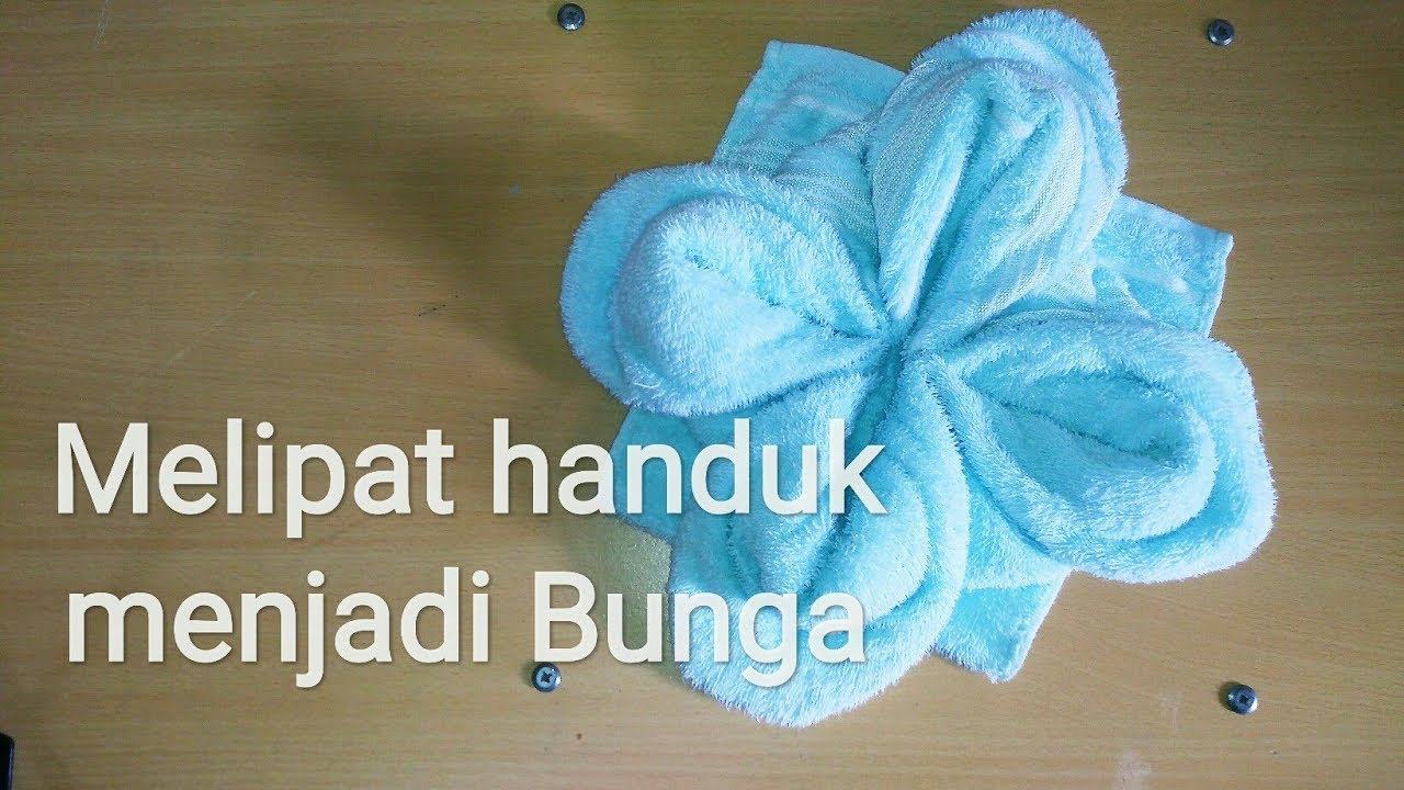 Cara Membuat Hantaran Pernikahan Dari Handuk  Bentuk Bunga 