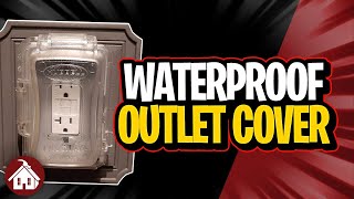 Easy Waterproof Bubble Cover Installation for Outdoor Outlets