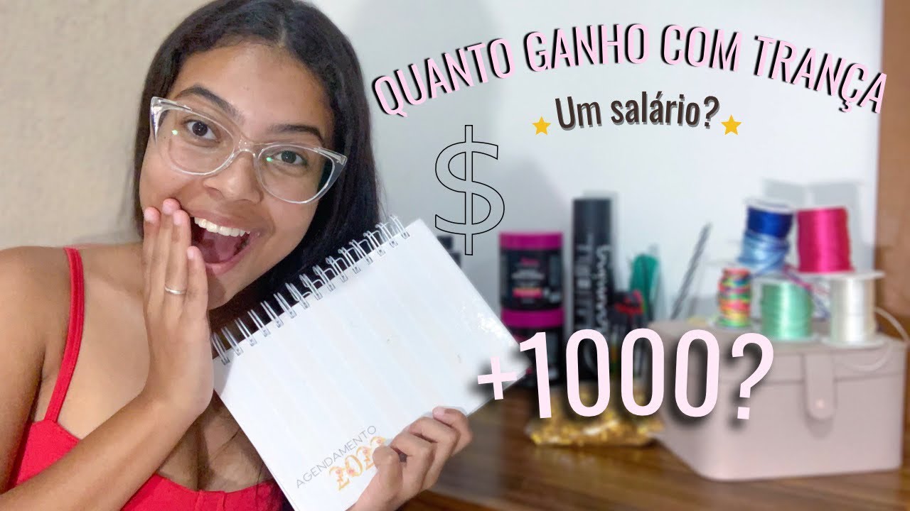 QUANTO GANHO TRABALHANDO COM TRANÇAS EM CASA