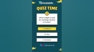 Flutter Quiz Time! 🚀 #flutter #quiz #development