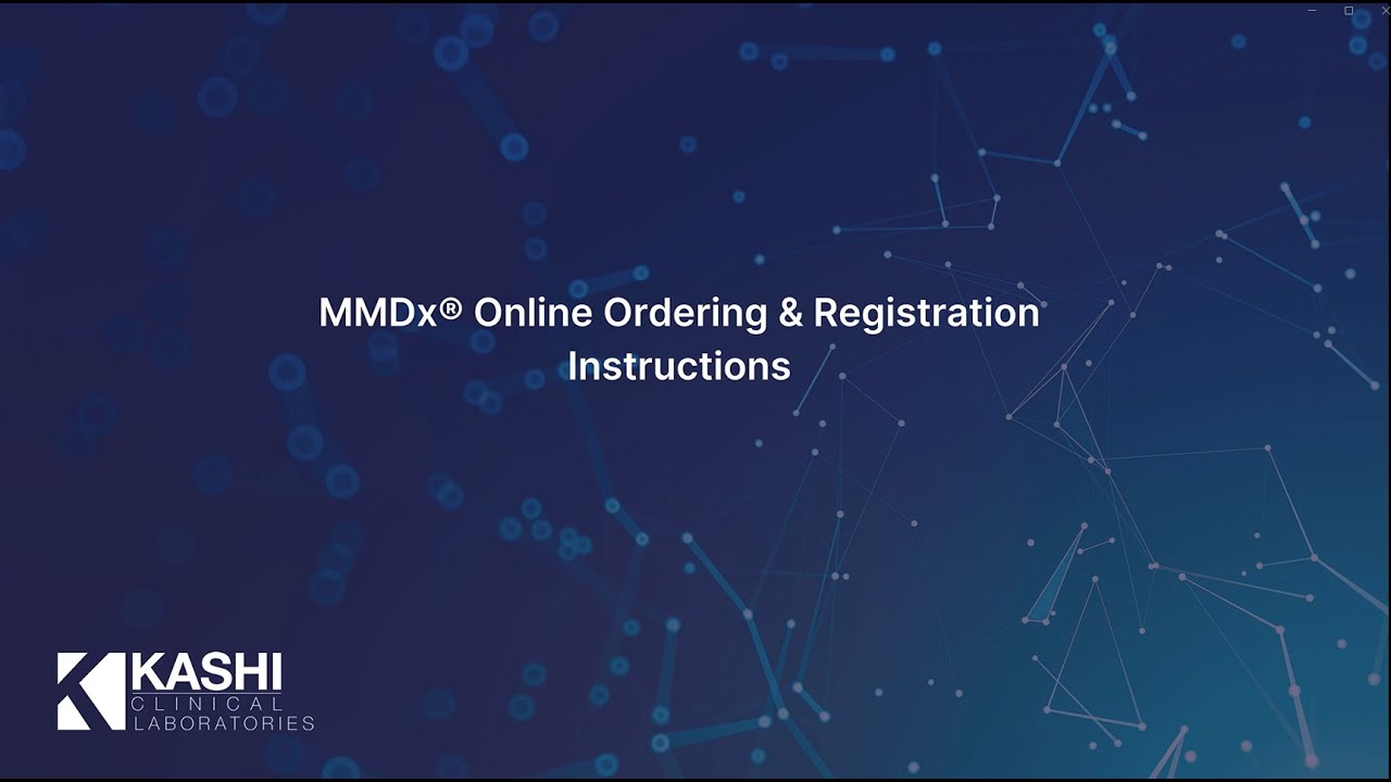 MMDx® Online Ordering & Specimen Shipping Instructional Video