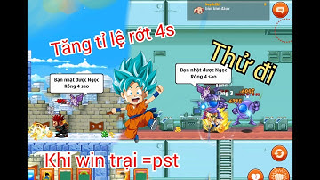 Ngọc rồng online: Tăng tỉ lệ rơi 4s trong doanh trại độc nhãn khi vẫn mặc đồ pst.