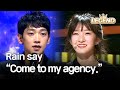 Youngest contestants charisma makes rain say come to my agency