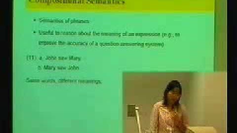 CPE643 - Computational Linguistics : Chapter 1 Part 11