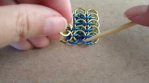 Make a chain mail tie