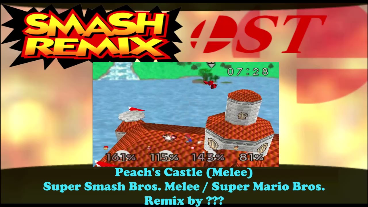 Smash Remix OST Extended Peach's Castle (Melee) (Super Smash Bros