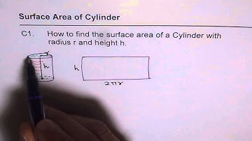 210 Surface Area of Cylinder Formula Derivation