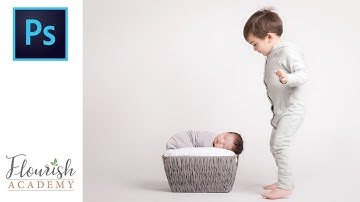 How to Extend a Backdrop in Photoshop + Newborn Workflow