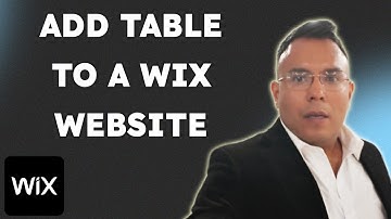 How To Add a Table To a Wix Website  { 2025 edition }