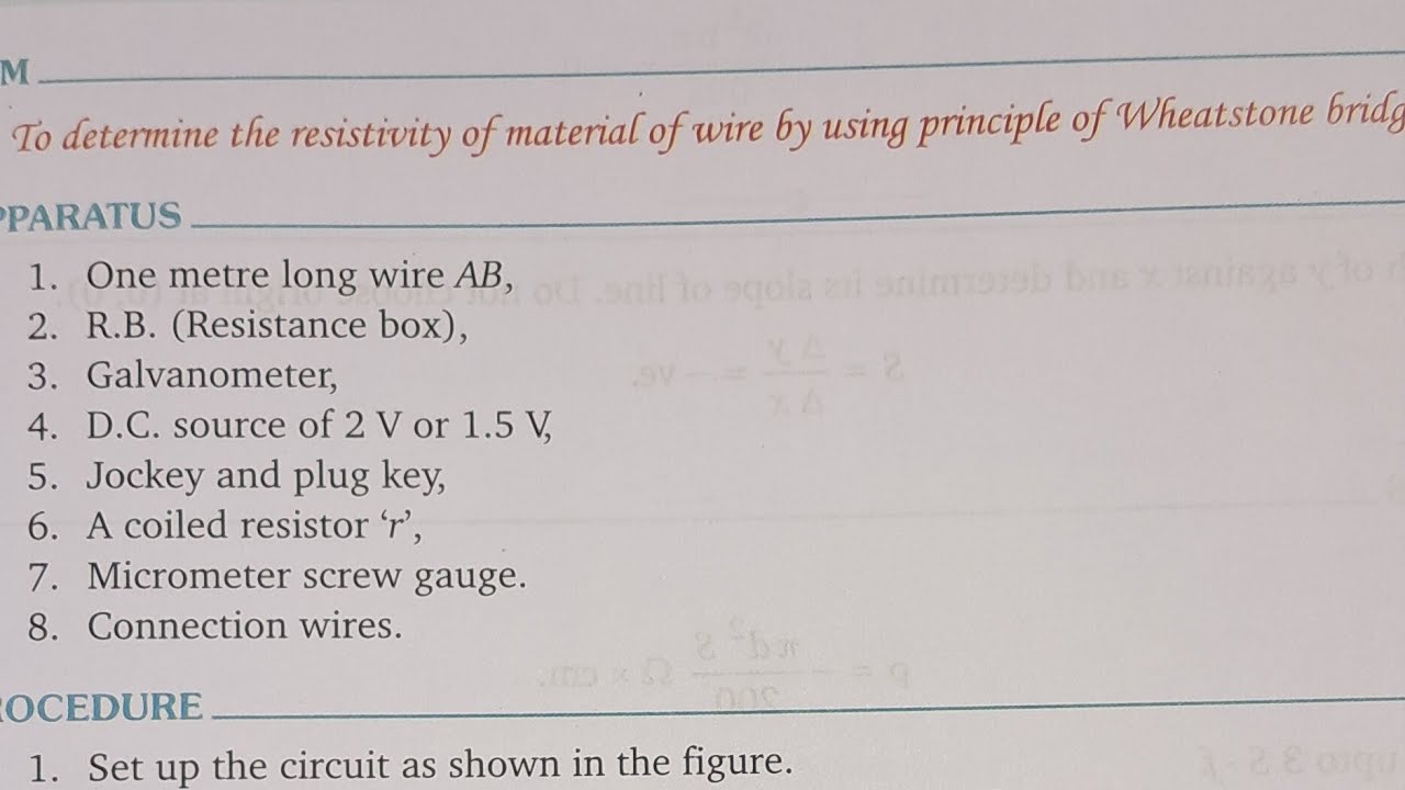 Wheatstone bridge experiment by karan sir. - YouTube