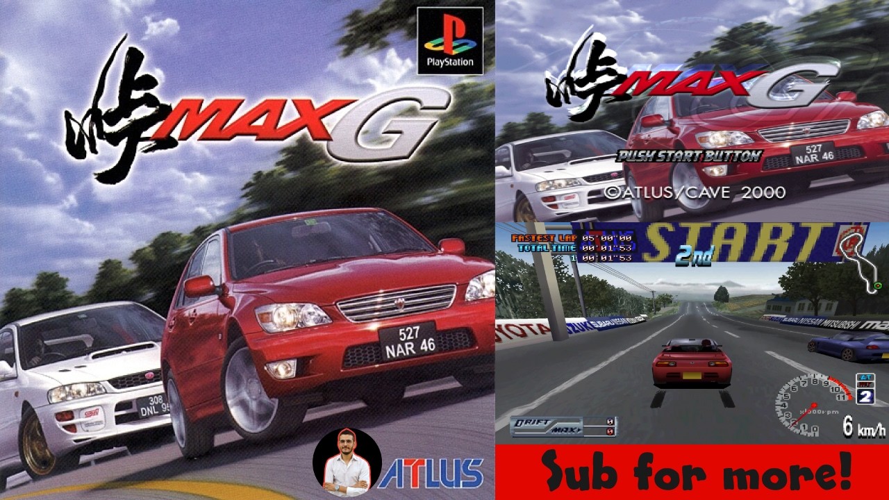 Touge Max G – Gameplay on PlayStation (PS1) | Ultimate Japanese