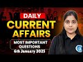 Master CUET 2025: Daily Current Affairs| CURRENT UPDATES| LET'S CRACK IT!" | 6th January 2025🎯