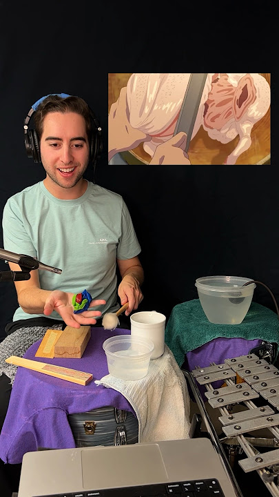 Anime Cooking with just the sound effects