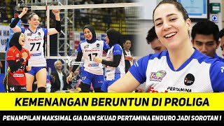 DEBUT DI PROLIGA BERBUAH MANIS😍PERAN PENTING GIA DAN SKUAD PERTAMINA ENDURO RAIH KEMENANGAN BERUNTUN