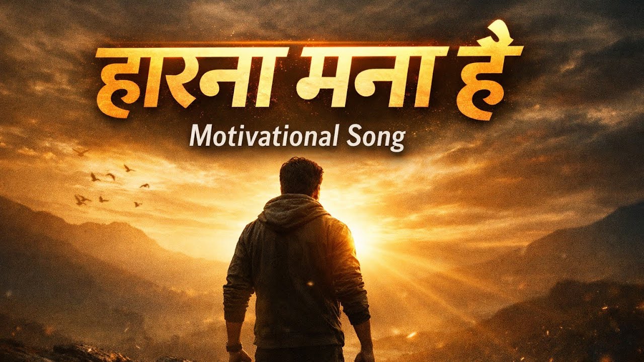 हारना मना है | Motivational Song for Self-Belief & Success | Rukna Mana Hai