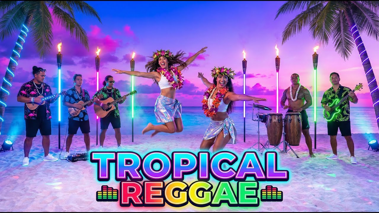 Best Beach Reggae Live 2026 🌅 Tropical Chill Songs for Happy Mood and ...