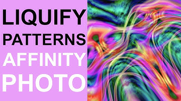 Liquify Persona Pattern Layers In Affinity Photo (Part 7) | Colorful Warps In Seconds | How To