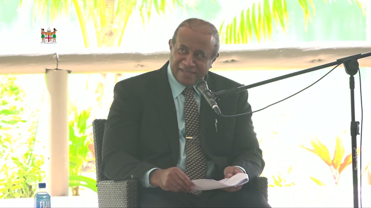 Minister for Public Works officiates at the Opening of the Rewa Provincial Council Meeting