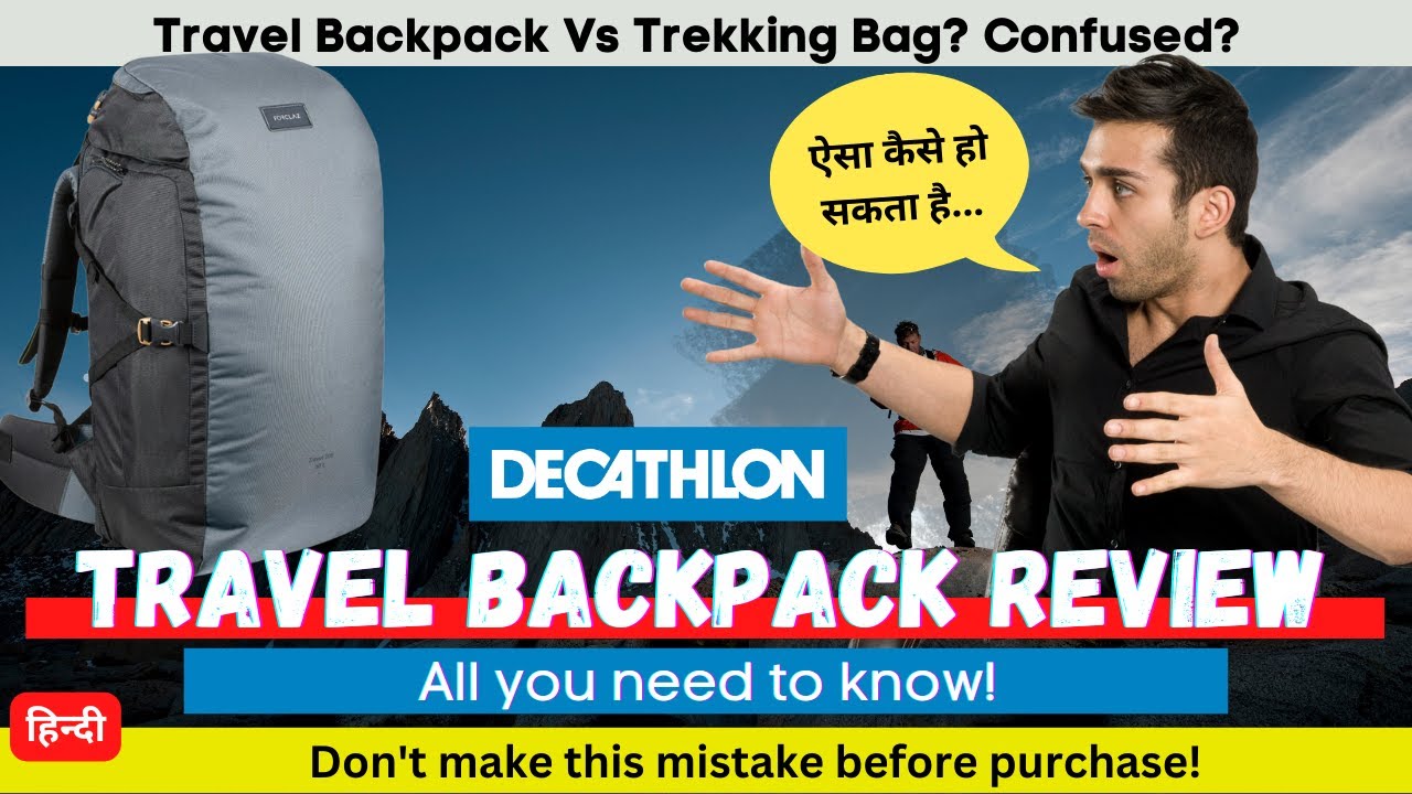 Forclaz 40L travel 100 backpack decathlon review - worth buying in 2023? -  YouTube
