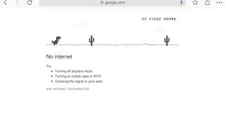 No WiFi T rex runner #2
