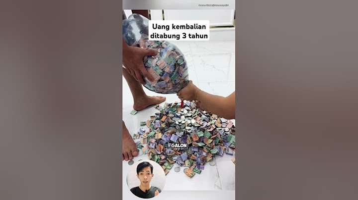 Bongkar celengan, ternyata uang kembalian kalo dikumpulin dapet banyak #shorts