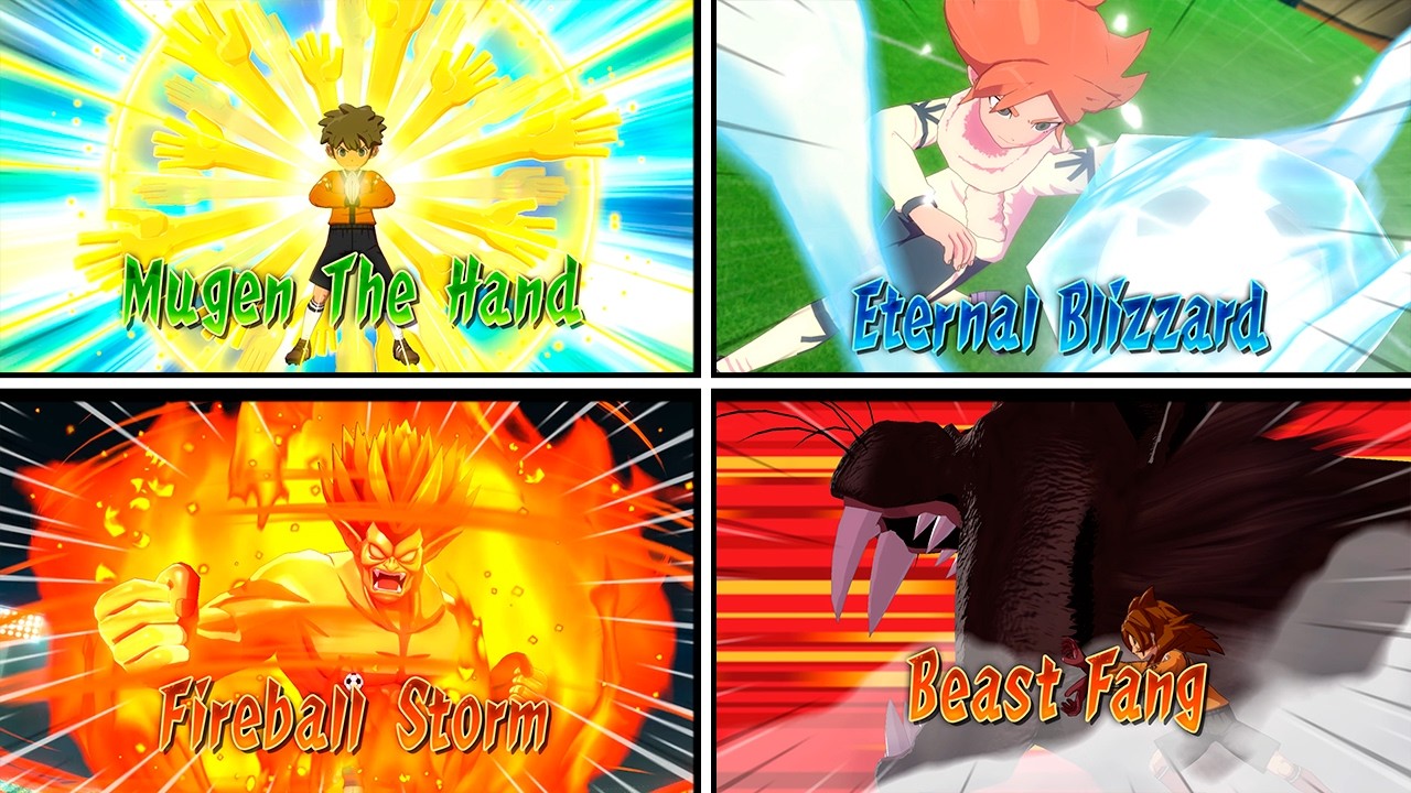 All Special Moves in Inazuma Eleven Victory Road (Season 2) - YouTube