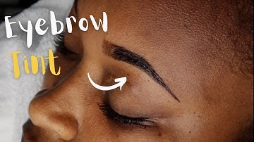 Eyebrow Tinting | Eyebrow Waxing | Eyebrow Tint Tutorial | Client reaction 🥰 #lashesforevermore