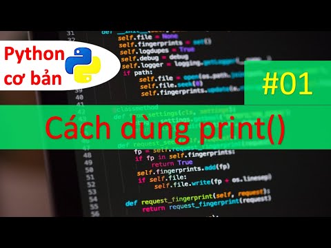[Python cơ bản] Cách dùng hàm print()