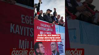 Özgür Özel, Dilek İmamoğlu İstanbul Maratonunu Ekrem İmamoğlu Afişinin Önünde Verdi Resimi