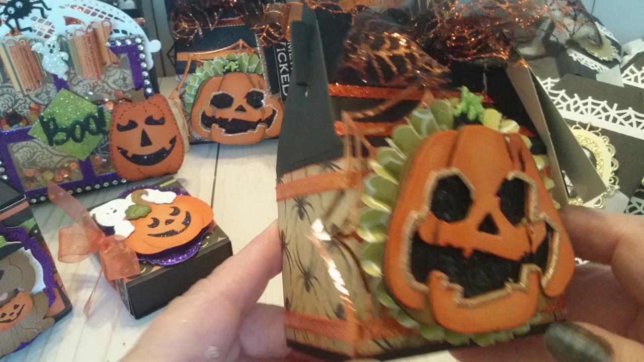Halloween Treat Holder Boxes